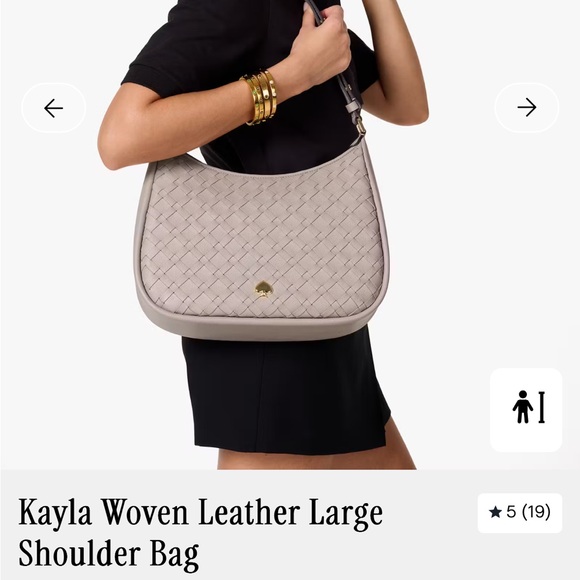 Kate Spade Kayla Woven leather large Shoulder Bag - Picture 9 of 9